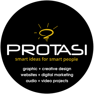 PROTASI  smart ideas for smart people  graphic + creative design websites + digital marketing audio + video projects